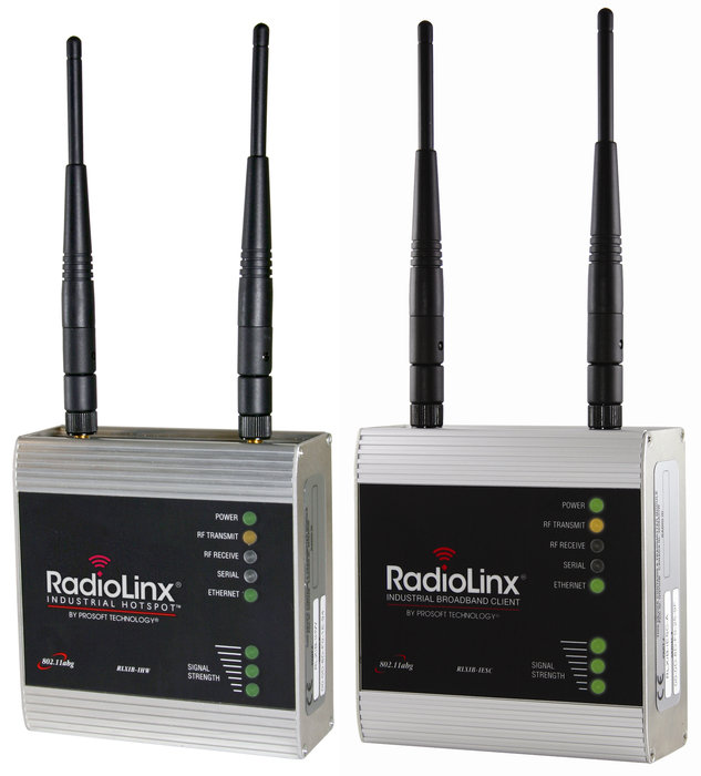 Las nuevas radios 802.11abg de ProSoft Technology® mejoran el transporte de paquetes Ethernet para ofrecer soporte a los exigentes protocolos industriales